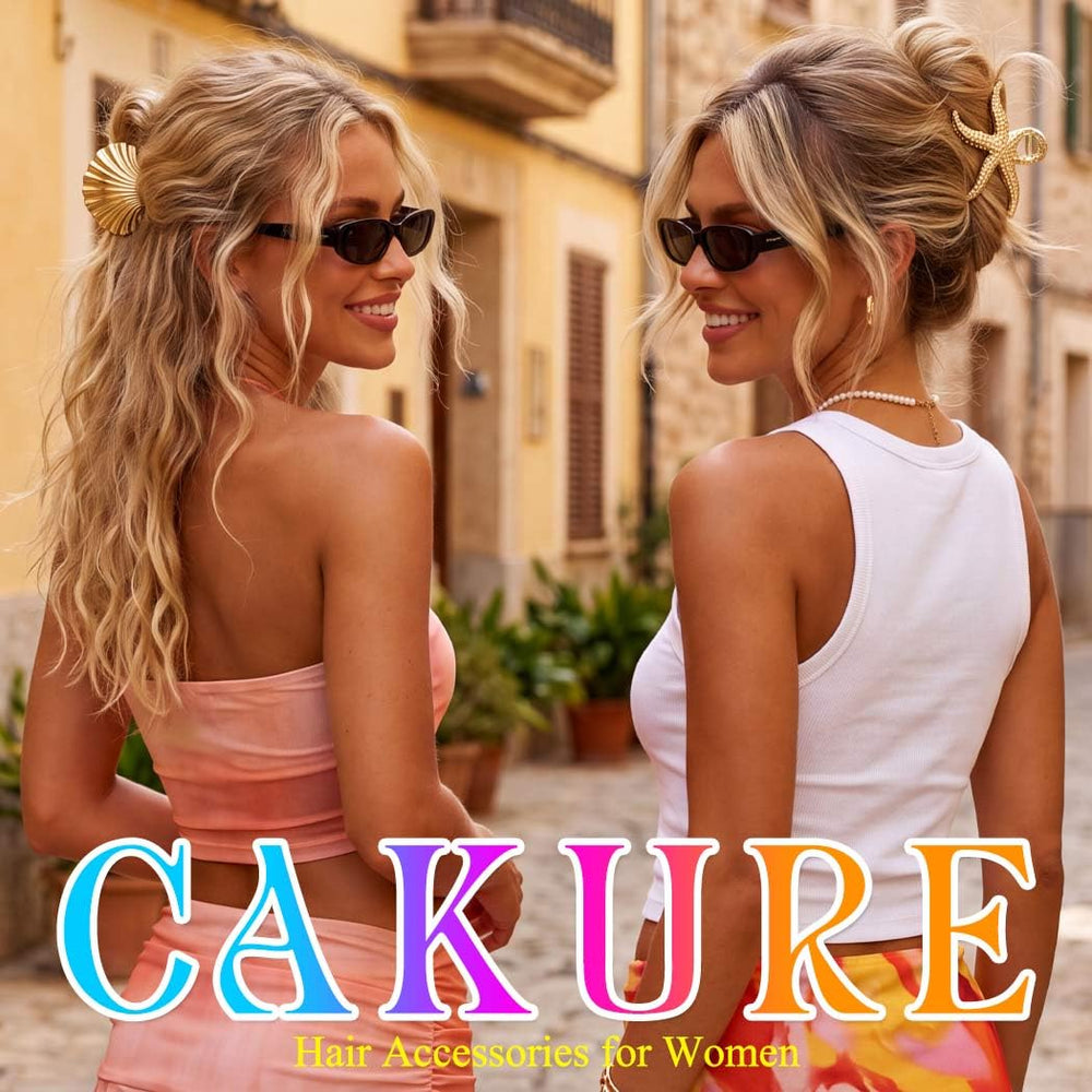 CAKURE clips styled with beach outfit showing coastal accessory and summer-ready look