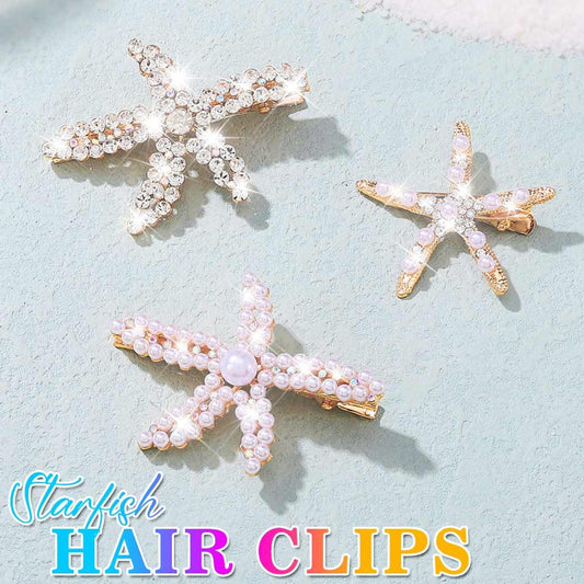 CAKURE seashell clip close detail shows rhinestones and pearl benefit