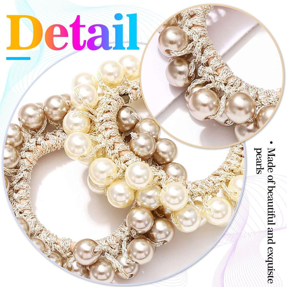 CAKURE elastic and bead texture detail demonstrating stretch and hair-friendly design