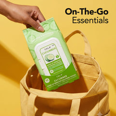 CALA pack next to everyday items showing 60-count convenience
