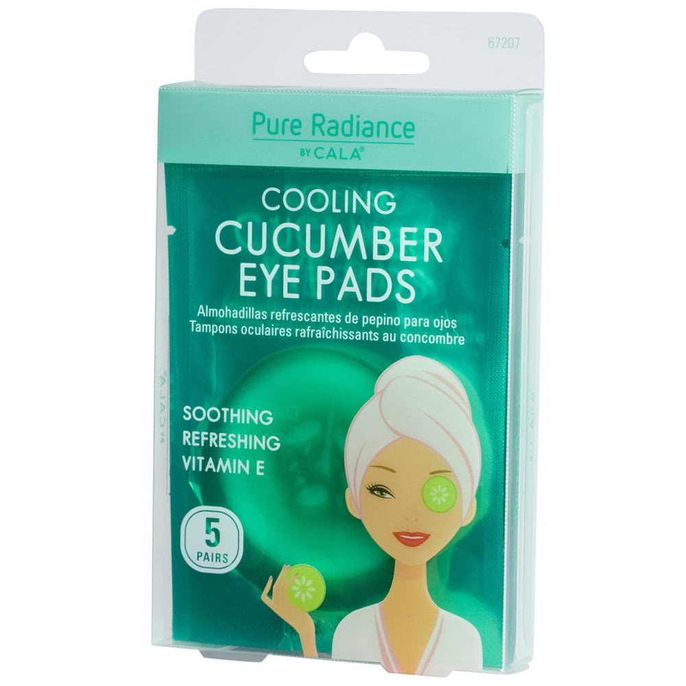 CALA front packaging showing five-pair cooling cucumber eye patches and quick refresh benefit