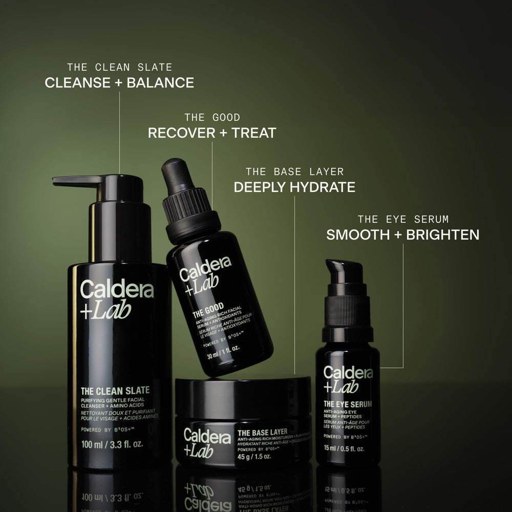 Caldera + Lab The Clean Slate close-up foam texture for gentle cleansing