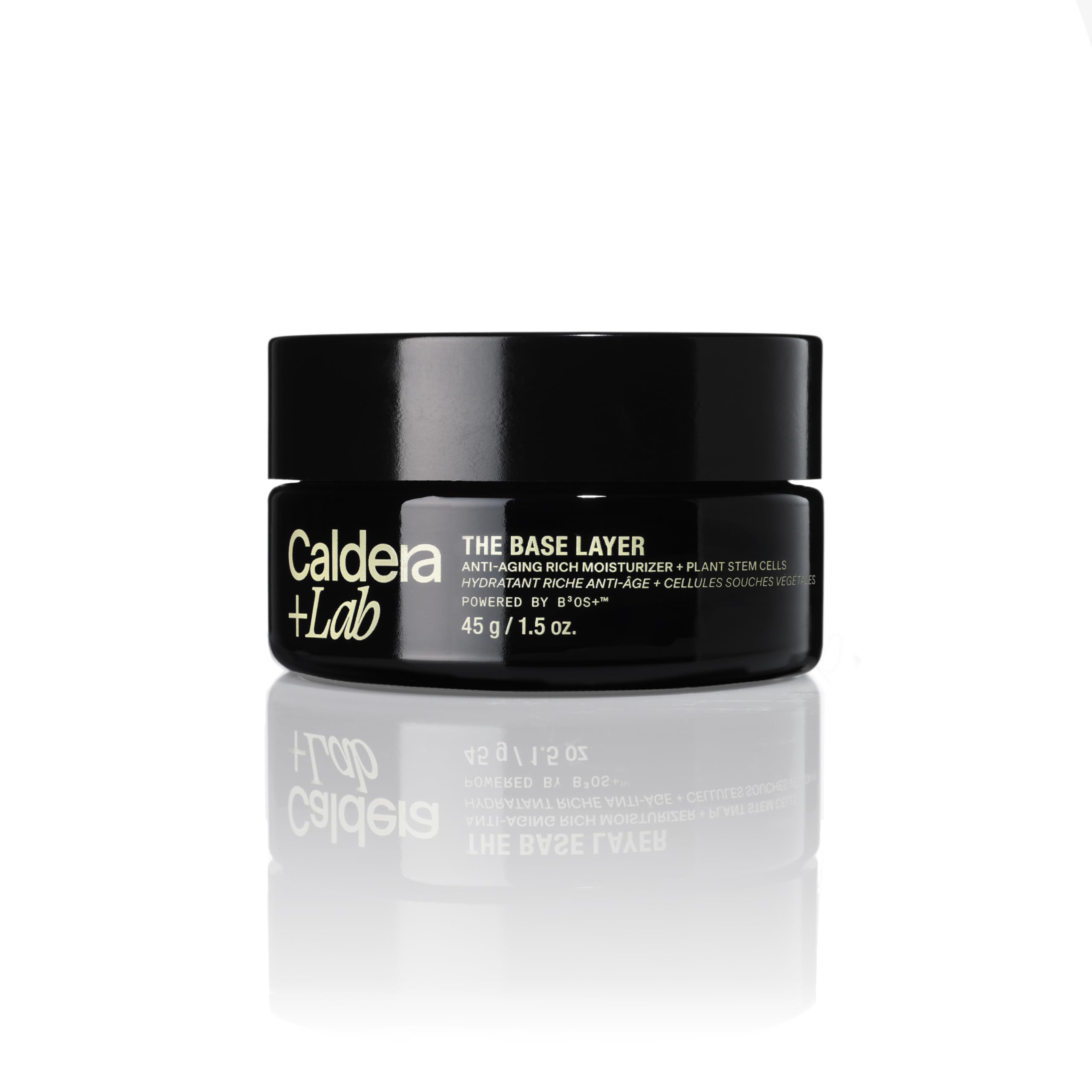 Caldera + Lab front jar view showing clean label and daily moisturizer benefits
