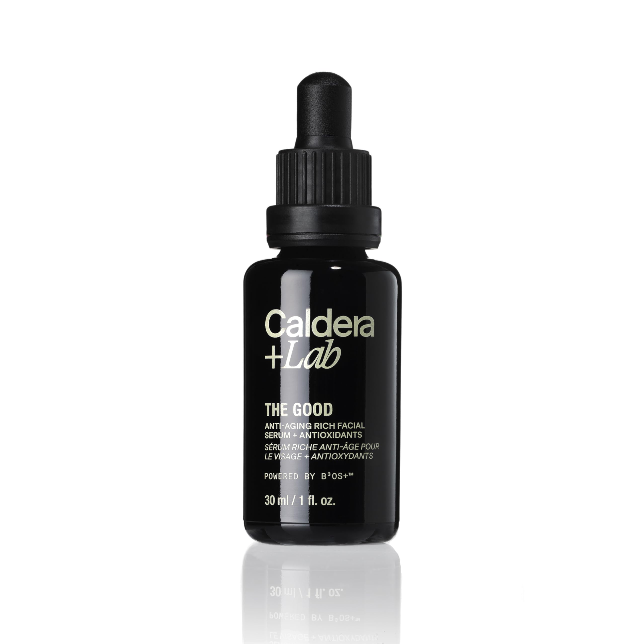 Caldera + Lab front bottle showing clean design and easy application benefit