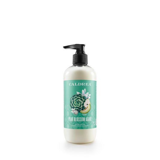 Caldrea front bottle view showing label and scent for elegant display
