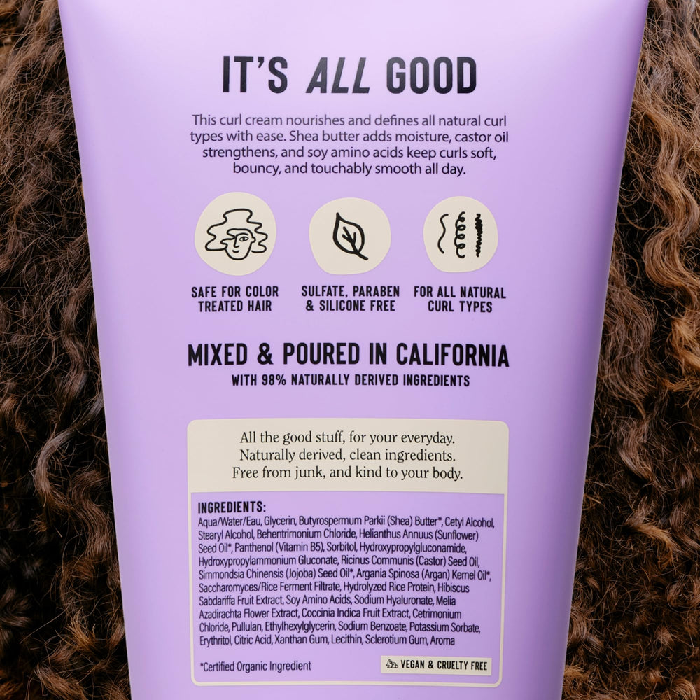 California Naturals recycled bottle detail showing sustainability benefit