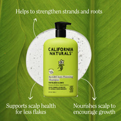 California Naturals Re:GRO lather closeup showing foam texture for gentle effective cleansing