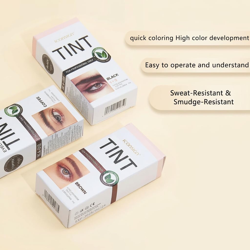 Callmynm applicator brush and spatula detail for accurate brow and lash application