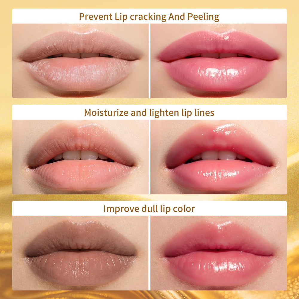 CAMERIC lip swatch on model showing personalized pink tint and natural enhancement
