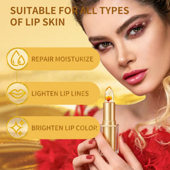 CAMERIC jelly texture swirled on skin displaying smooth hydration and glossy finish