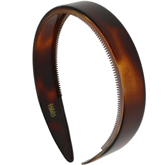 Camila AD48 front view showing sleek tortoise shell and slim profile, stylish hold