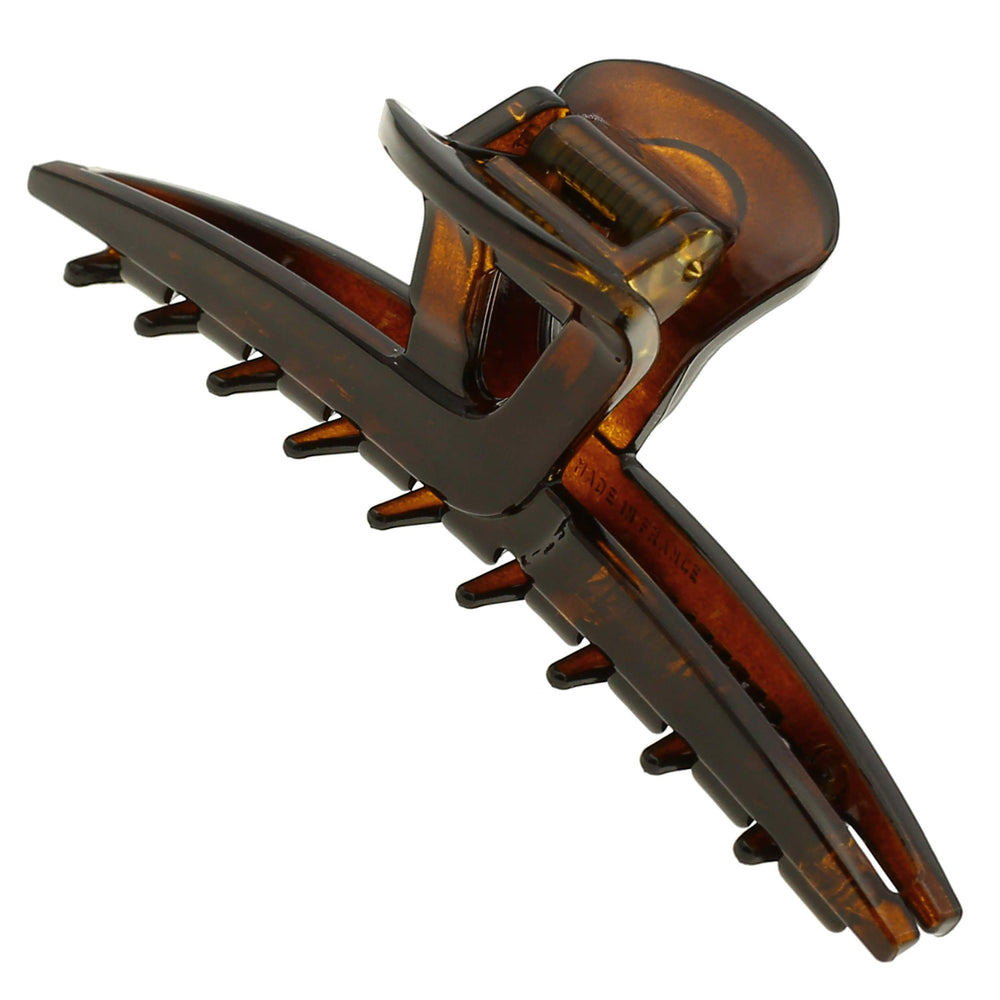 Camila front view of clip showing sleek finish and secure hold