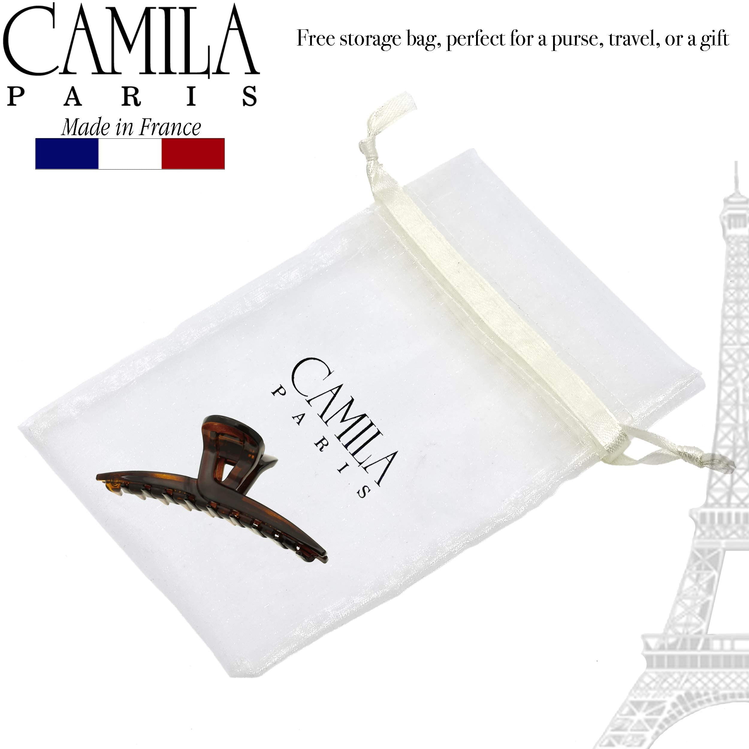Camila clip securing a small bun with gentle, firm support