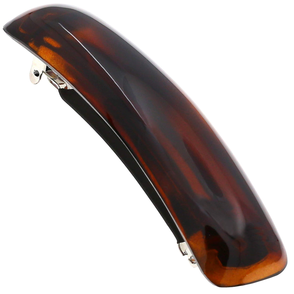 Camila CP3018 front tortoise-shell barrette showing glossy finish and elegant look