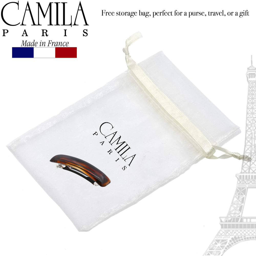 Camila CP3018 next to ruler showing 3-inch size for versatile styling