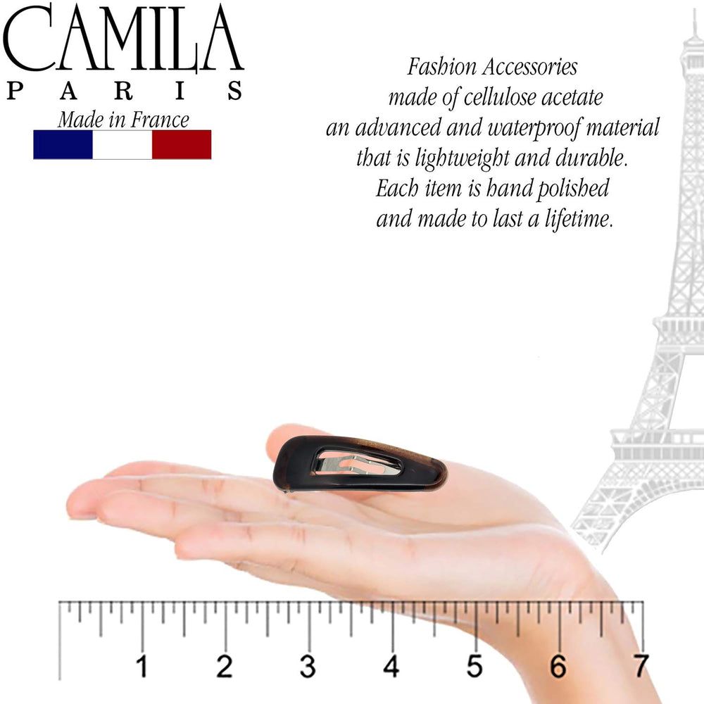 Camila Paris macro of cellulose acetate texture highlighting durable polished shine
