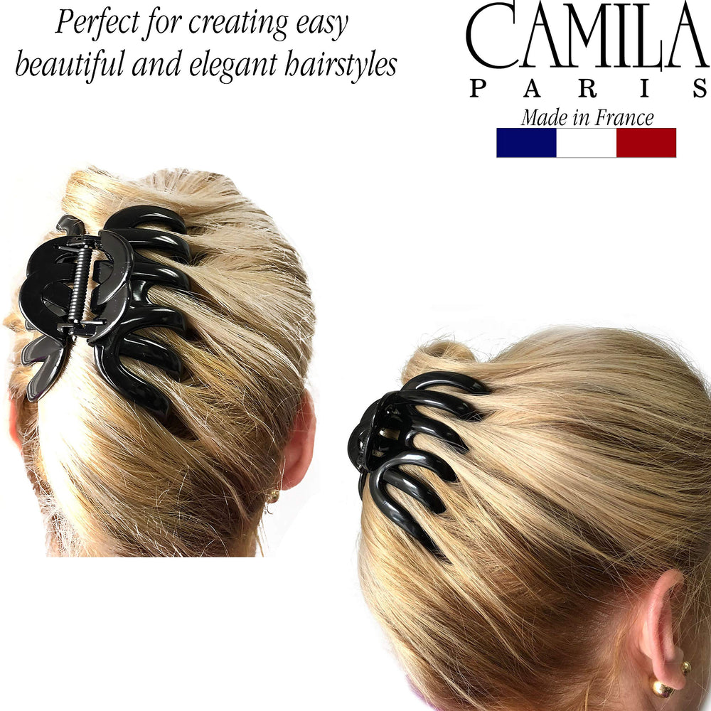 Camila Paris side profile highlighting oval octopus shape for more hair