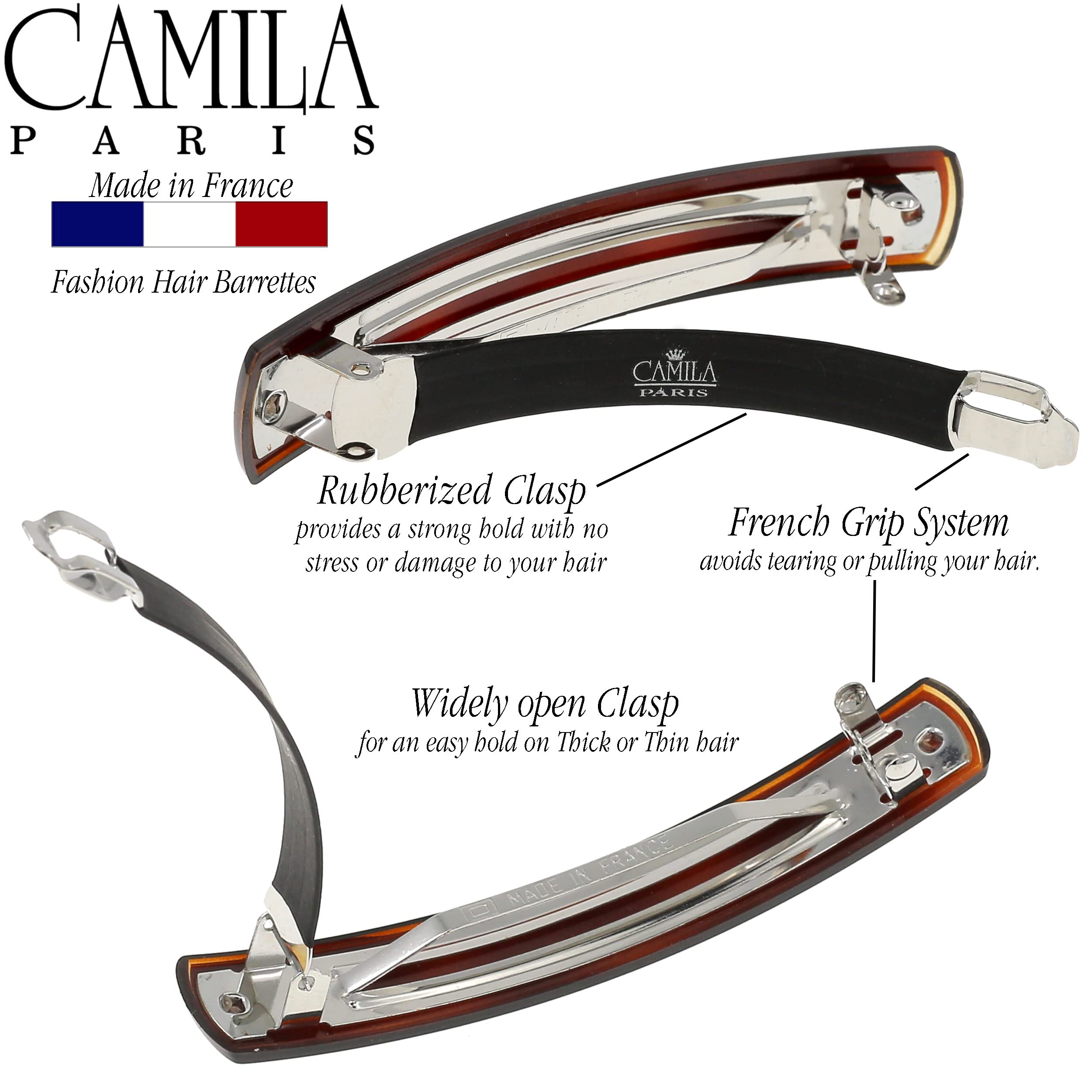 Camila Paris holding thick hair securely to show strong, gentle grip