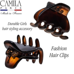 Camila Paris clip holding half-up hair demonstrating comfortable all-day wear