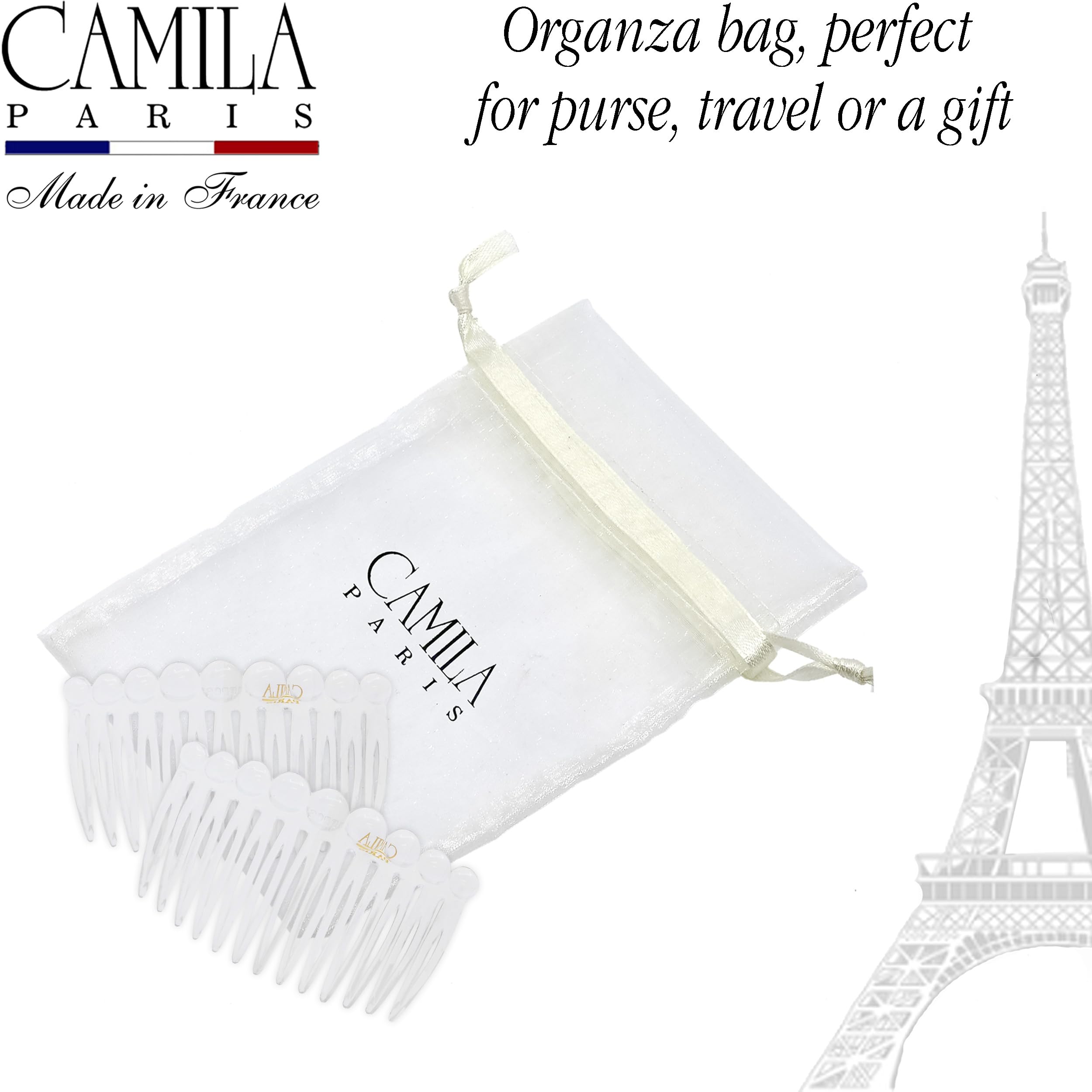 Camila Paris polished surface close-up showcasing premium finish and hair-safe feel