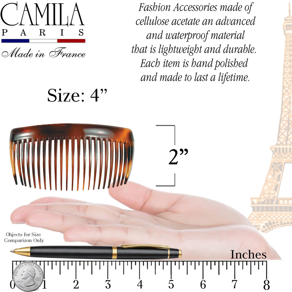 Camila Paris closeup of tortoiseshell texture offering polished decorative look