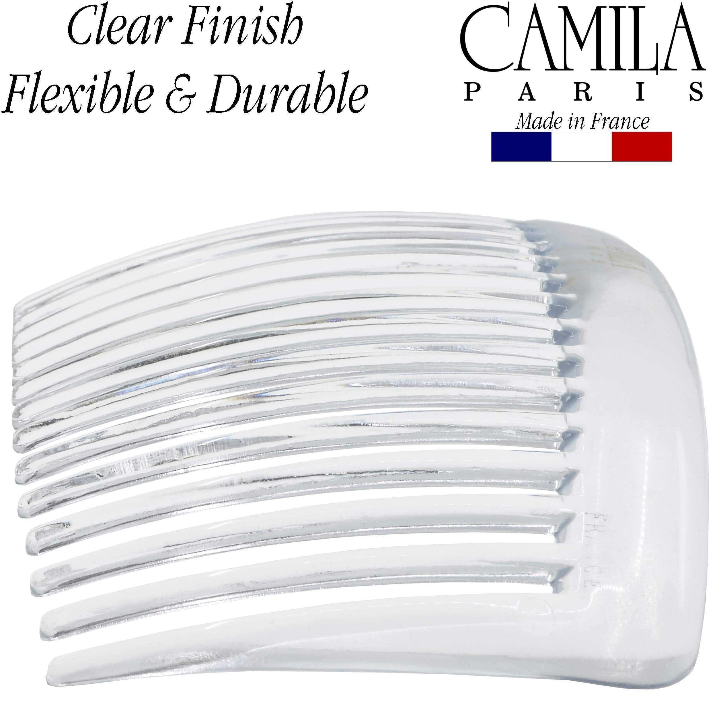 Camila Paris combs holding a neat bun chignon for secure styling