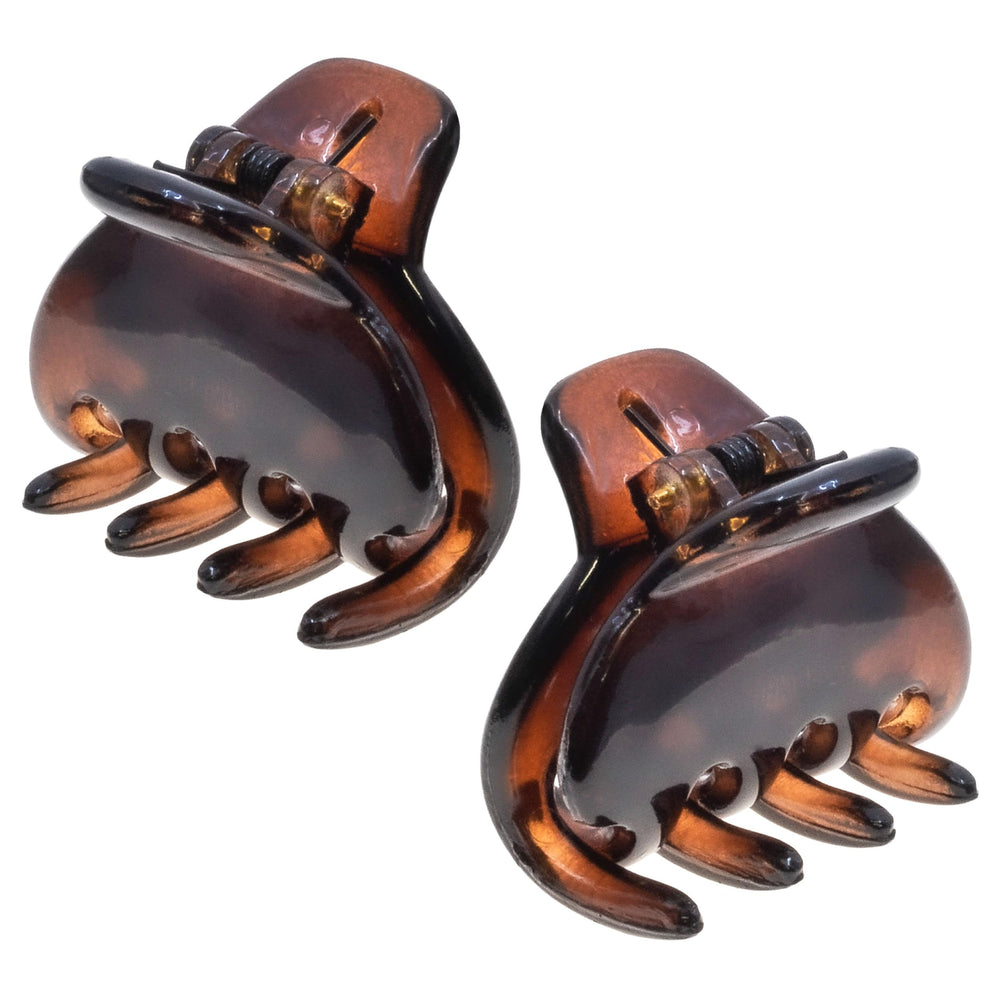Camila Paris front packaging showing two 1-inch tortoise clips benefit durable style
