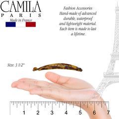 Camila Paris open view displaying double-comb interlock for even grip