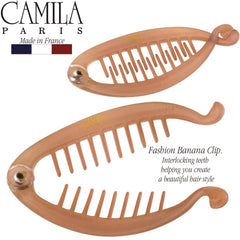 Camila Paris used in half-up hairstyle, delivers polished everyday look