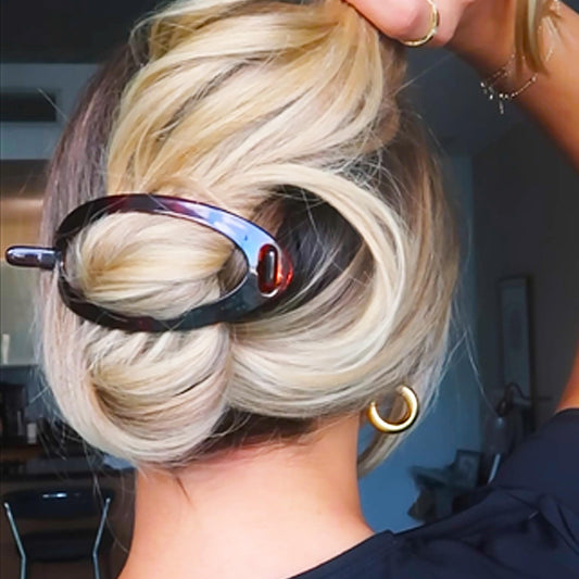 Camila Paris side profile highlighting barrette curvature for comfortable even pressure