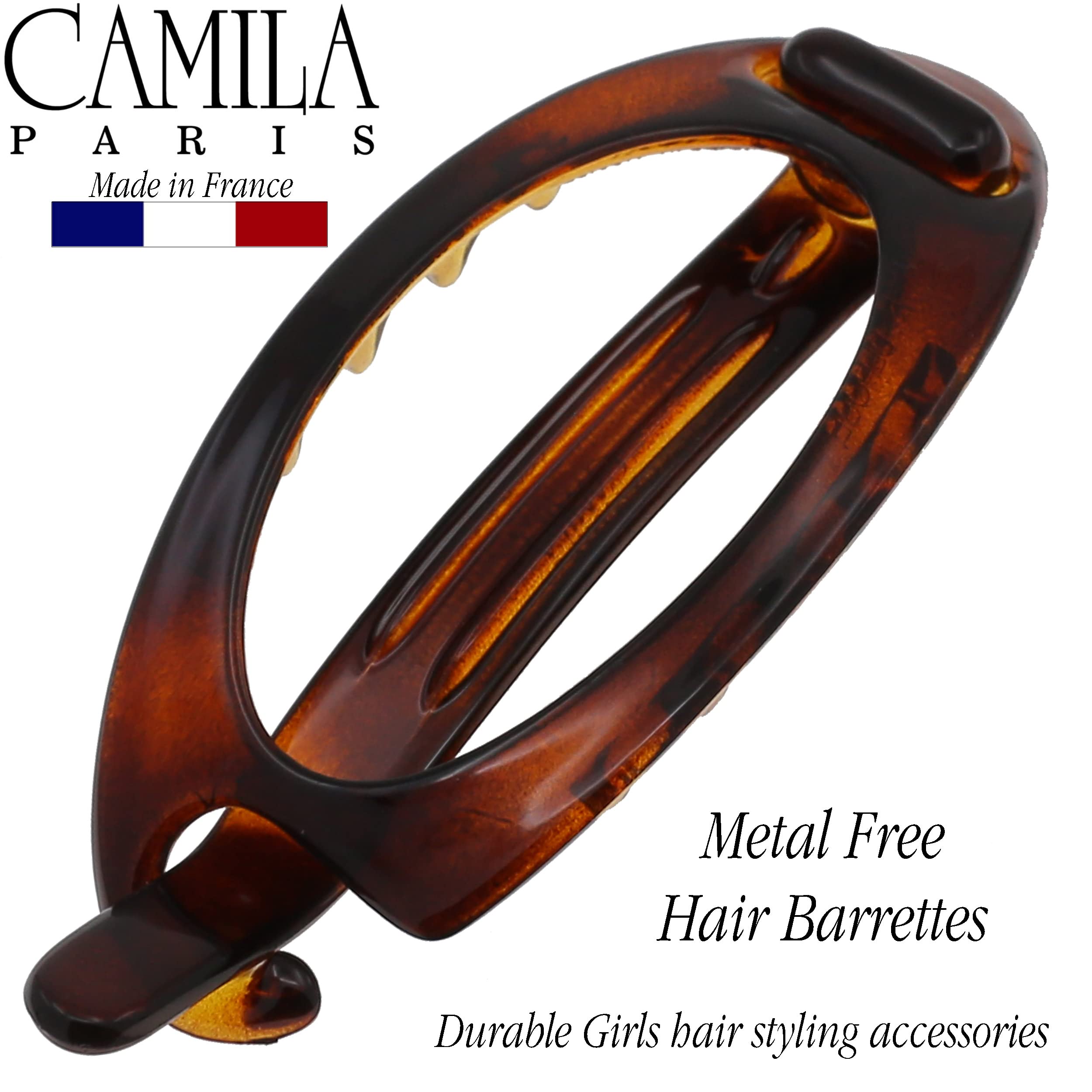 Camila Paris detailed view of non-metal closure showing secure grip