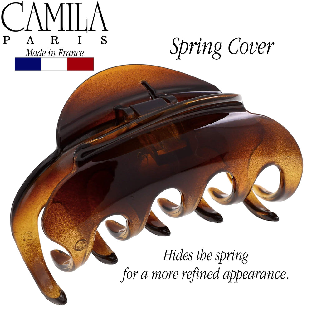 Camila Paris polished finish reflecting light for elevated accessory look