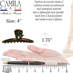 Camila Paris detailed metal spring on CP2371 clip illustrating durable clasp strength