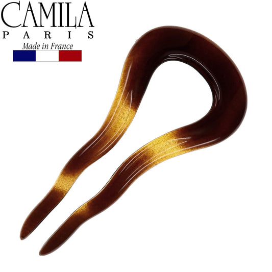 Camila Paris close-up tortoise pattern adds classic look and versatility