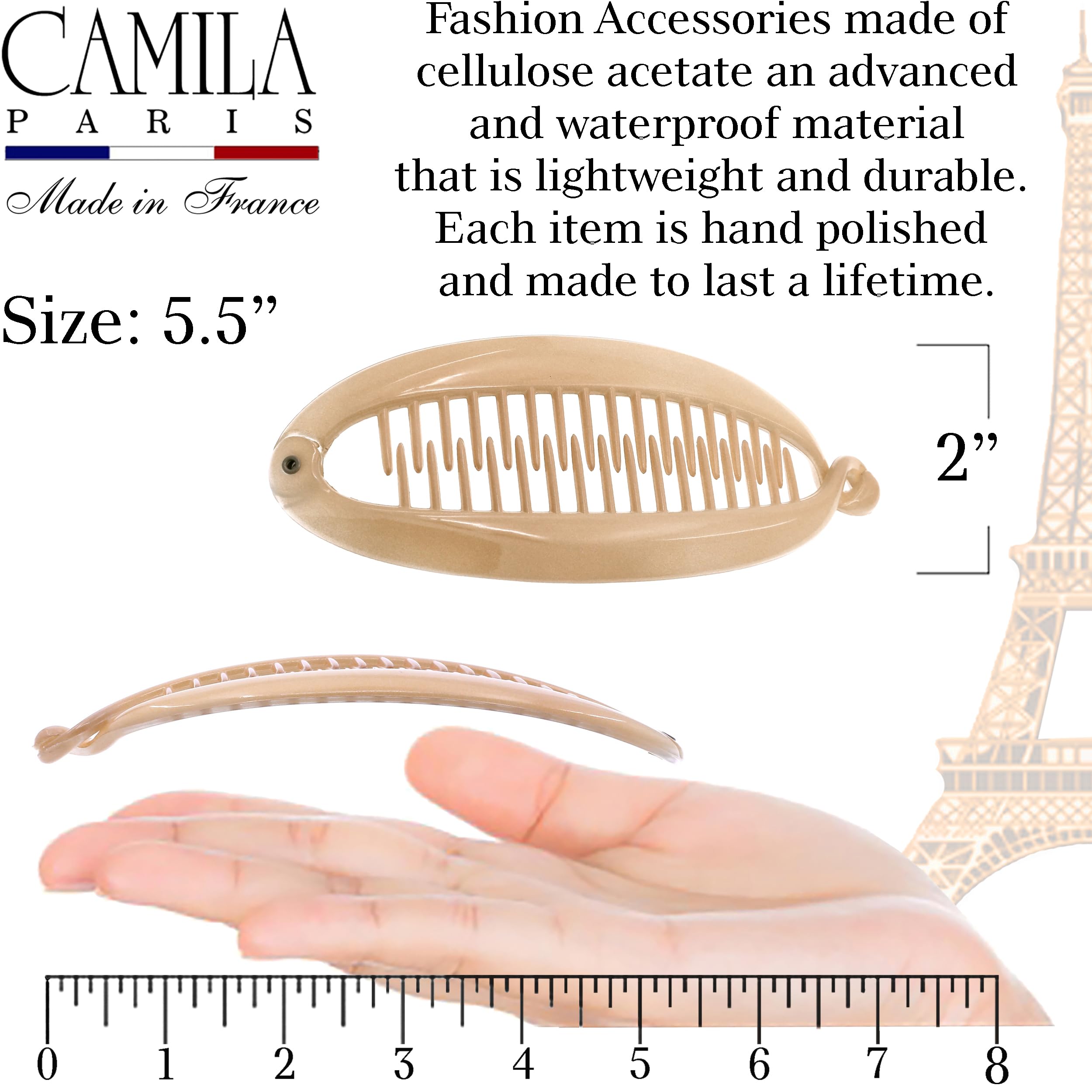 Camila Paris closeup of interlocking teeth showing smooth snag-free finish