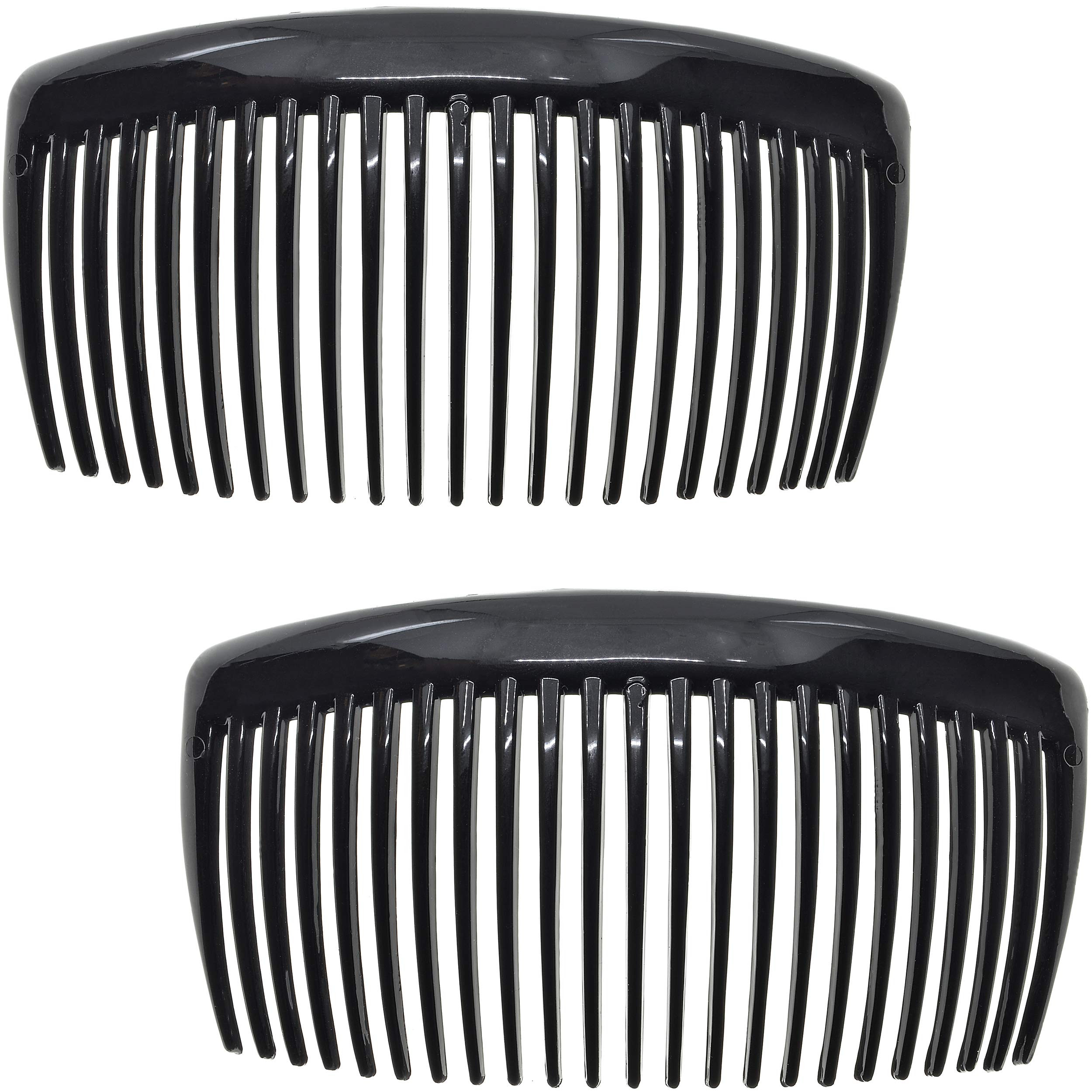 Camila Paris CP2910 front view showing two combs and packaging, reliable elegant hold