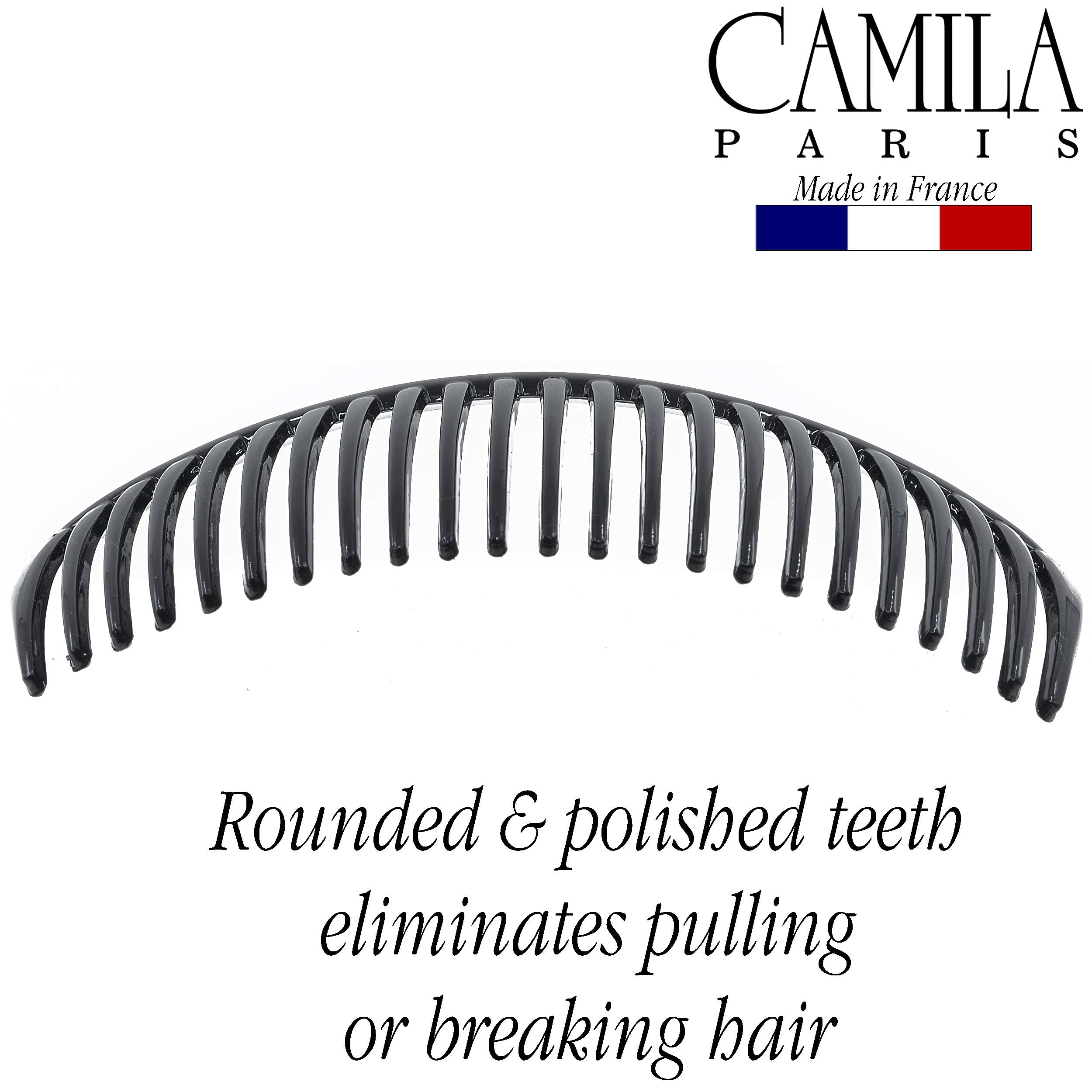 Camila Paris CP2910 two combs crossed, reinforced hold for complex up-dos