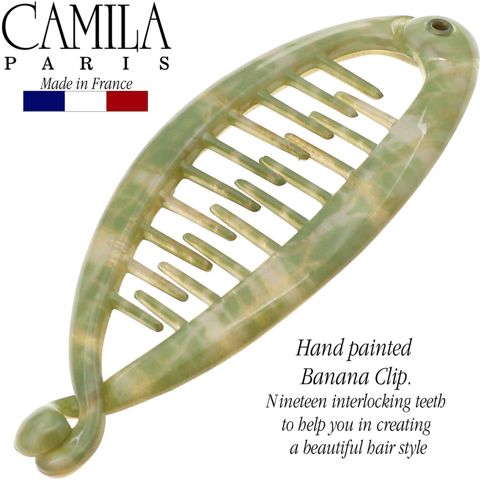 Camila Paris in hair demonstrating half-up style and tidy finish