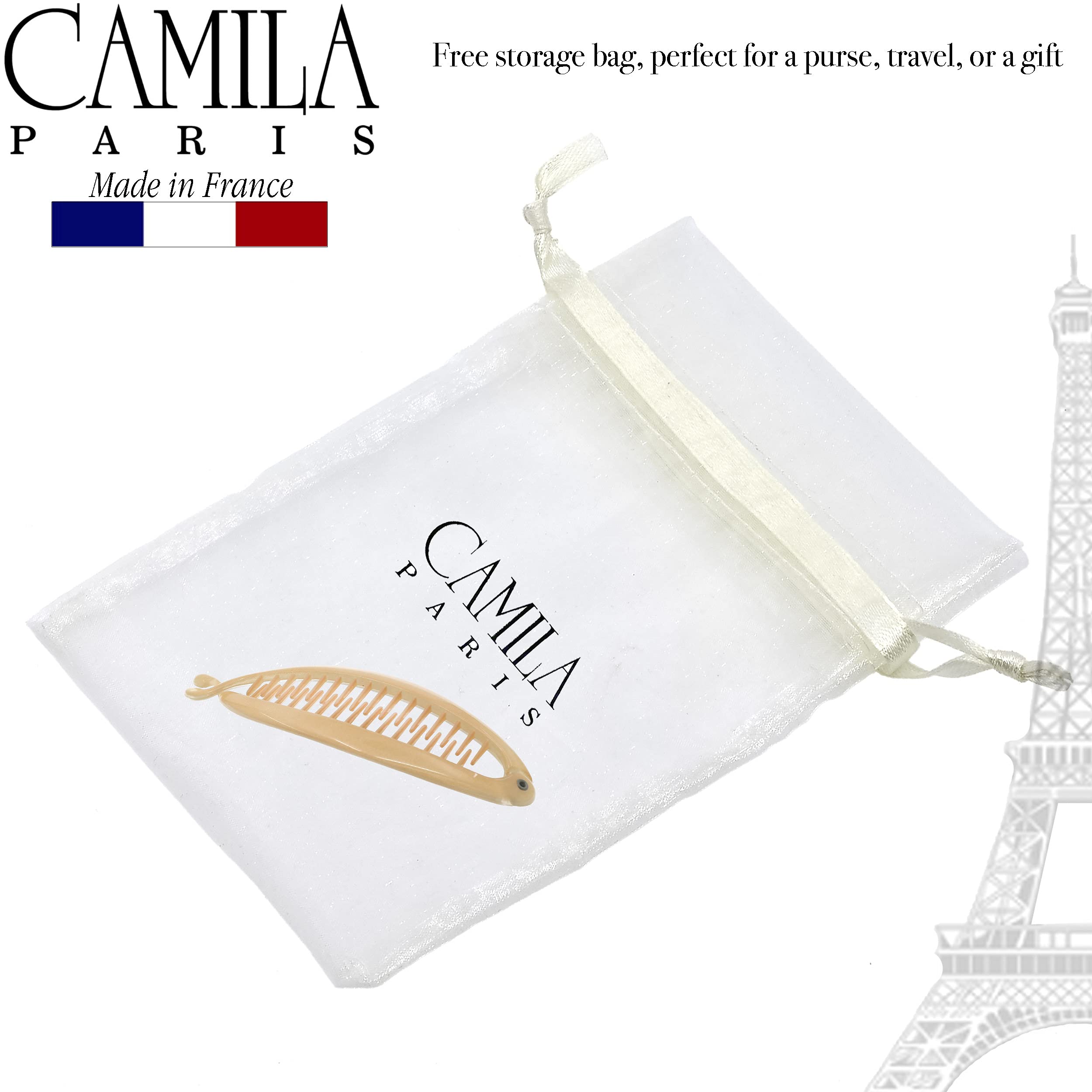 Camila Paris CP3133 used in a half-up style lifestyle shot for quick styling