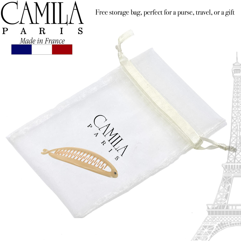Camila Paris CP3133 used in a half-up style lifestyle shot for quick styling