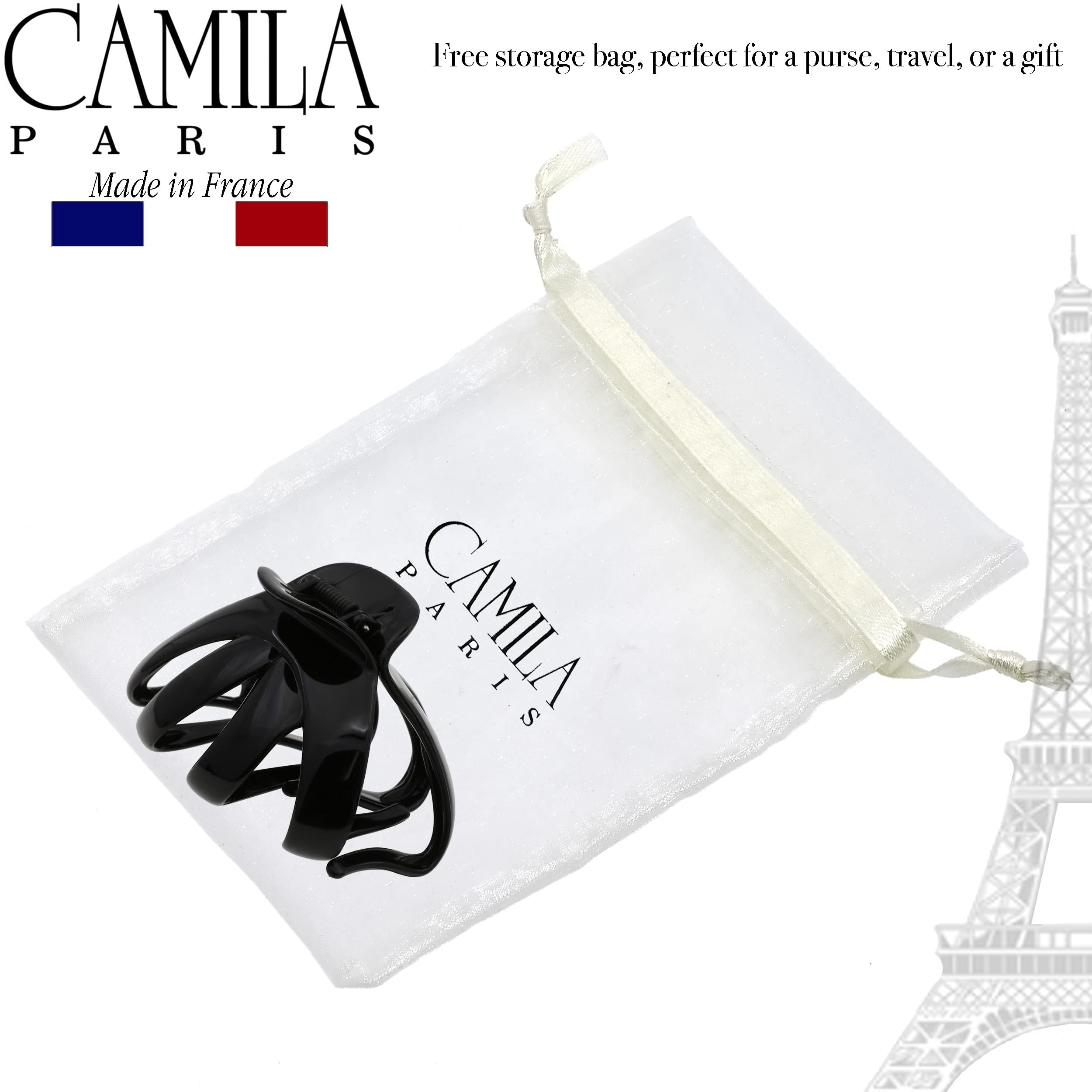 Camila Paris used in a half-up hairstyle showing quick styling and neat finish