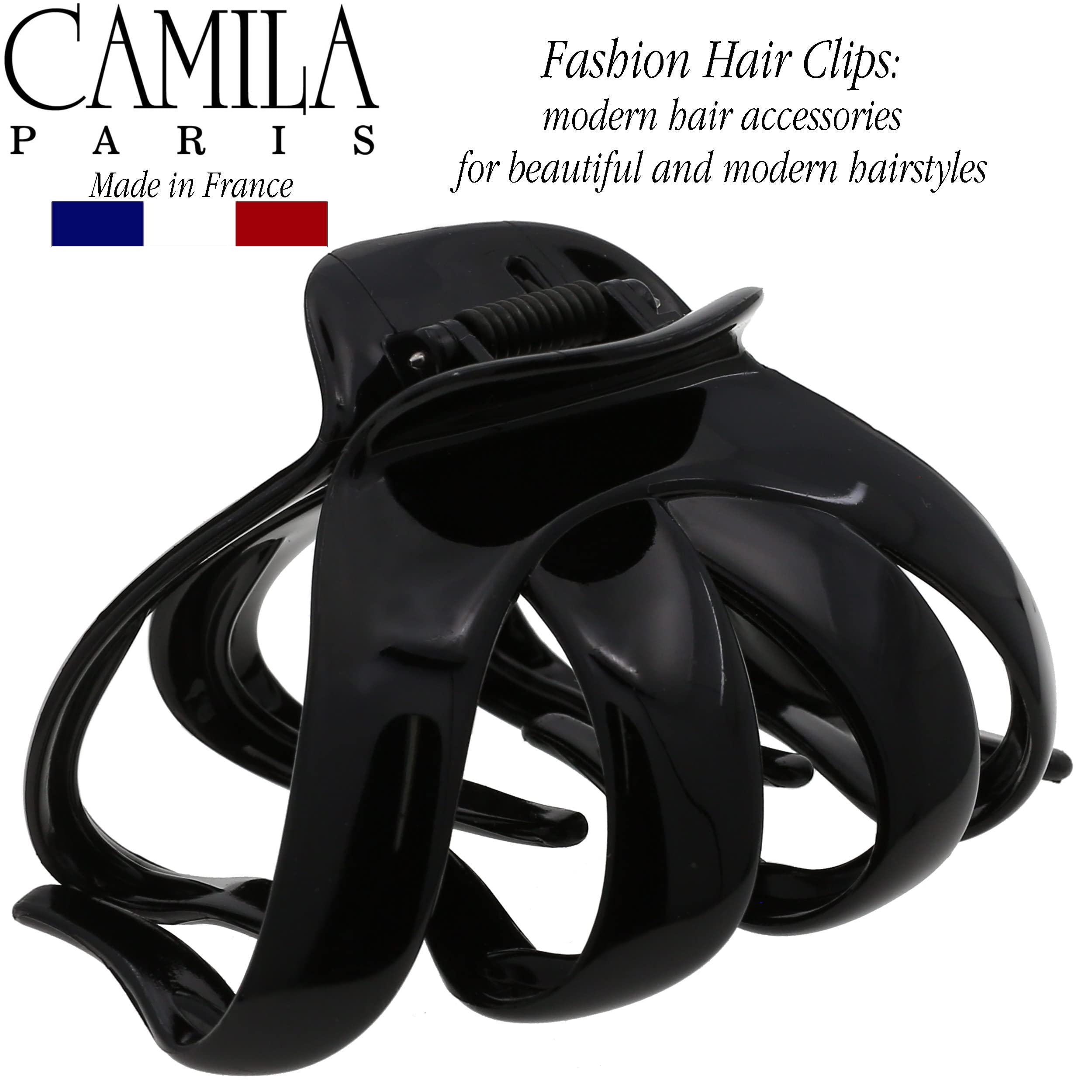 Camila Paris teeth detail illustrating multi-prong design that prevents hair slipping