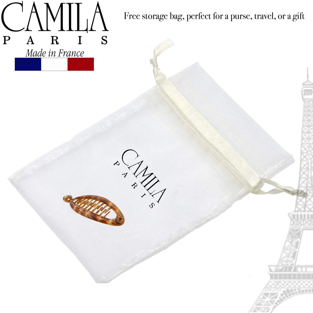 Camila Paris back hinge detail reveals sturdy closure and durable build