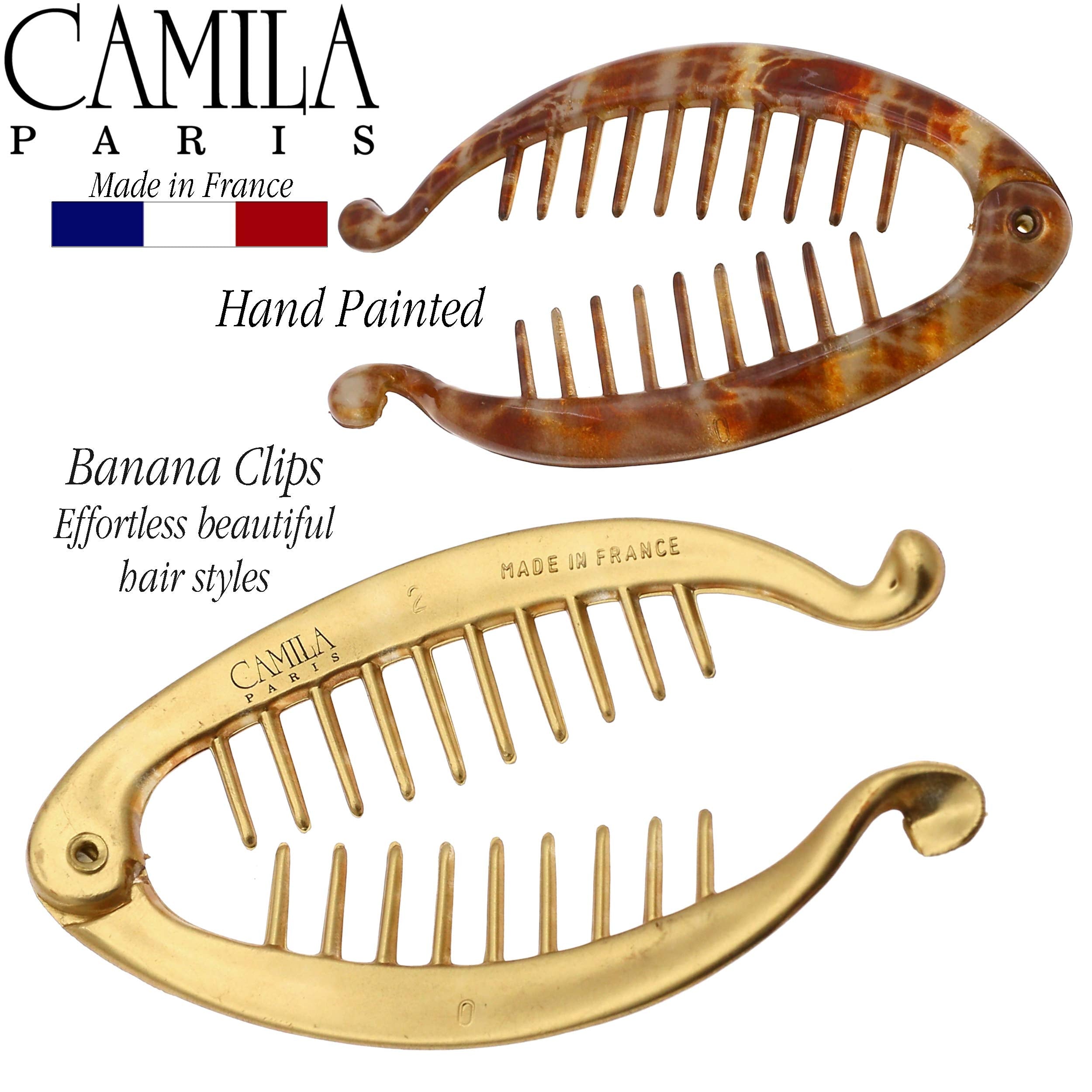 Camila Paris worn in hair demonstrating neat updo and comfortable fit