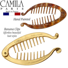Camila Paris worn in hair demonstrating neat updo and comfortable fit