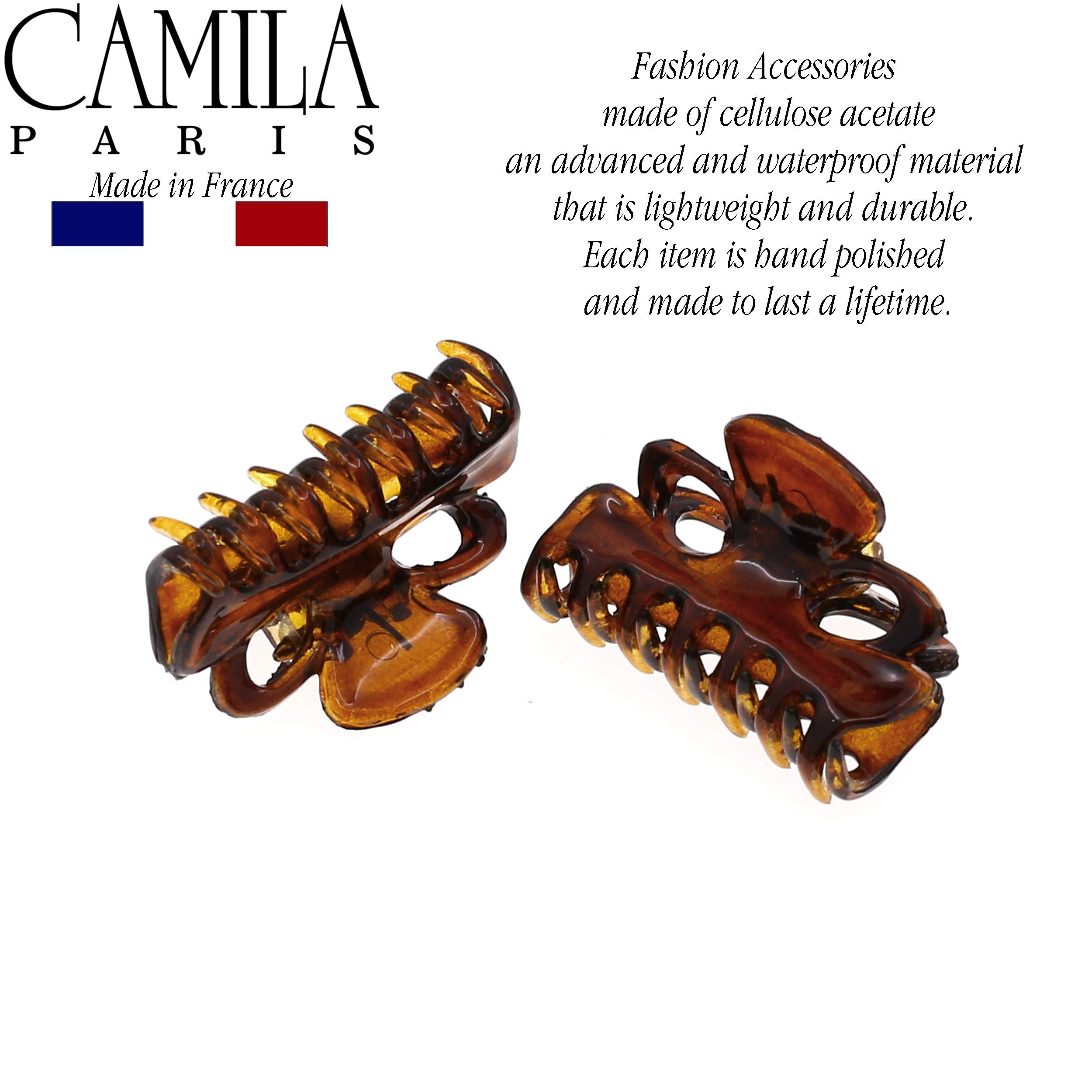 Camila Paris held in hand to show compact scale and travel-friendly convenience
