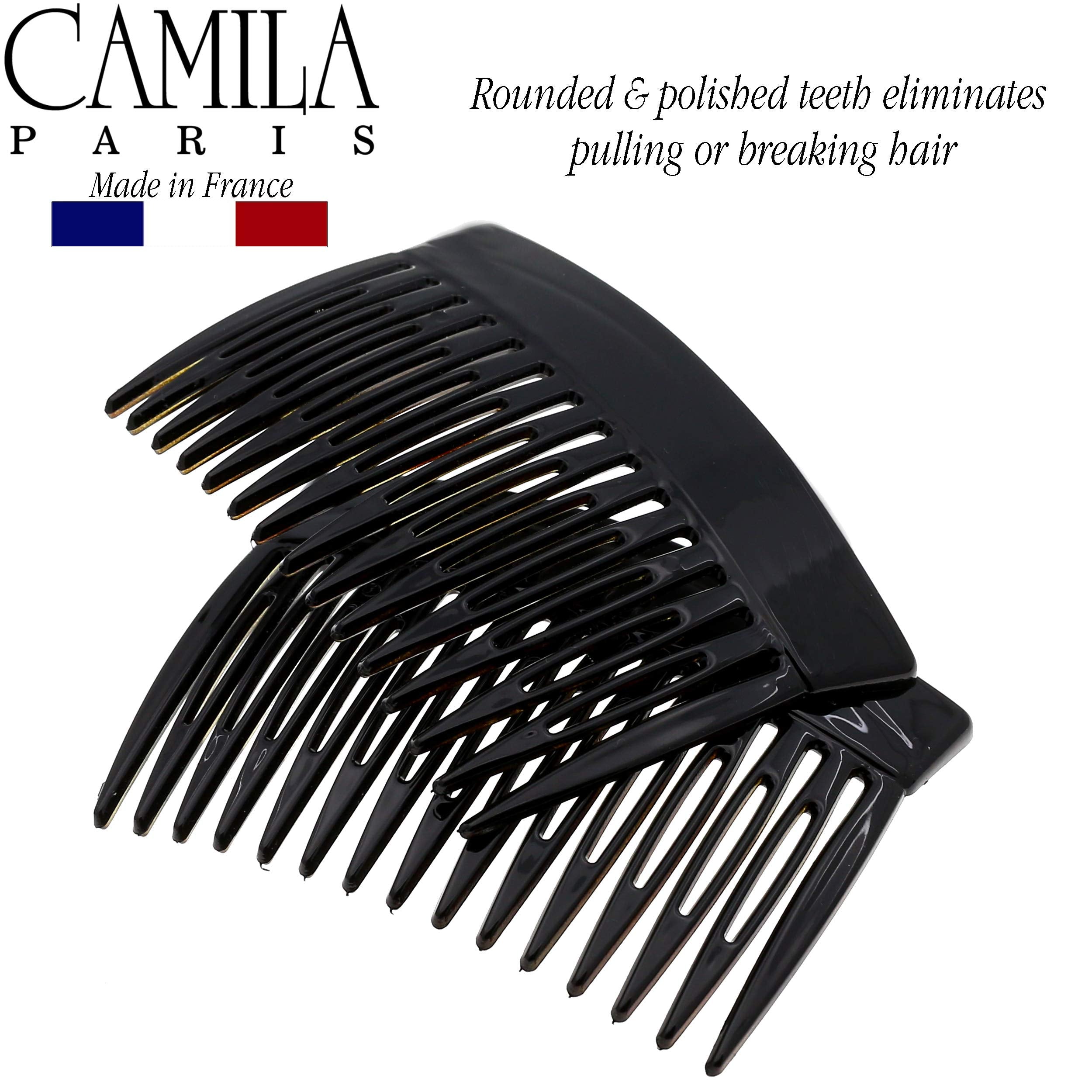 Camila Paris close-up of curved profile highlighting comfortable head contouring hold