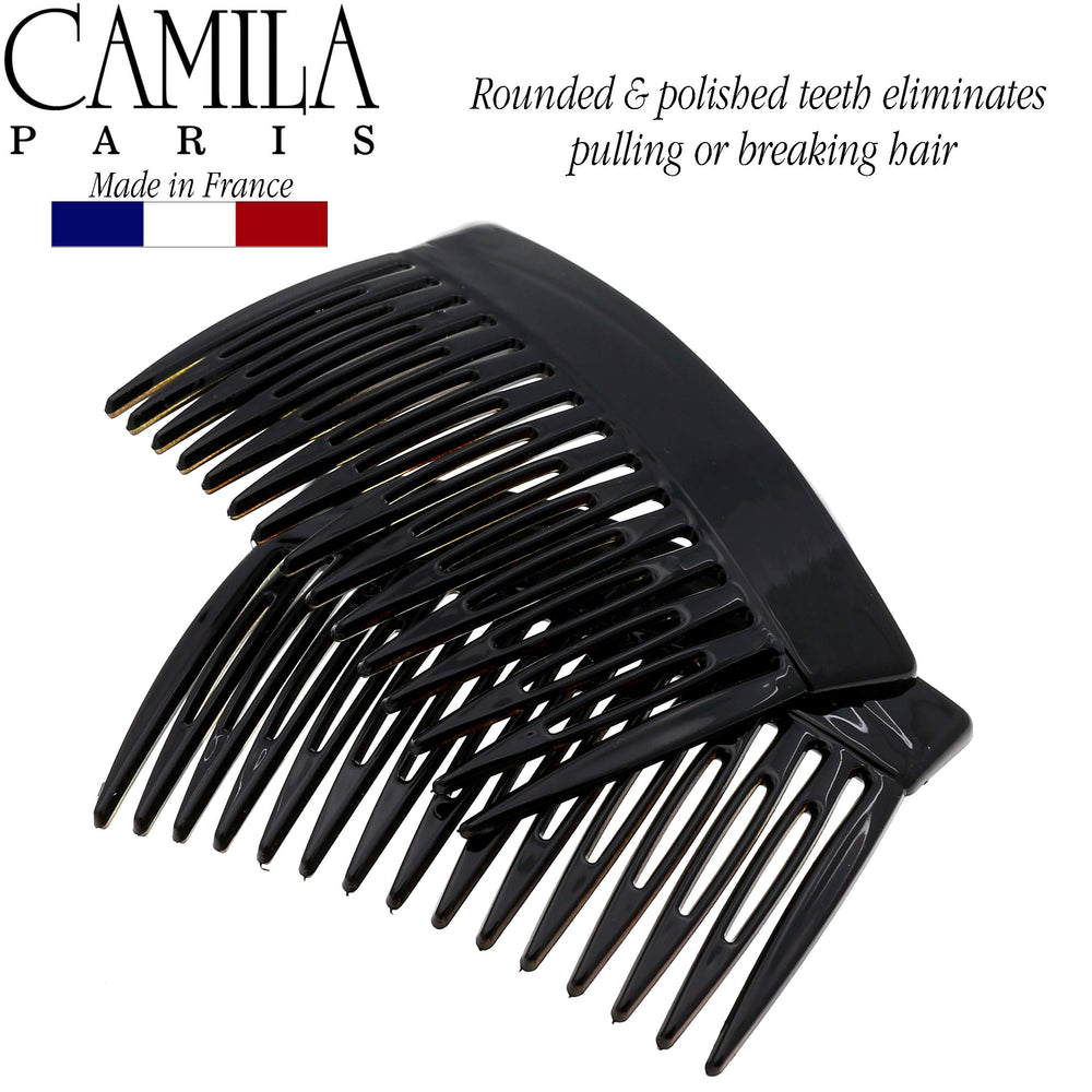Camila Paris close-up of curved profile highlighting comfortable head contouring hold