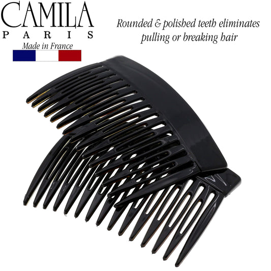 Camila Paris close-up of curved profile highlighting comfortable head contouring hold