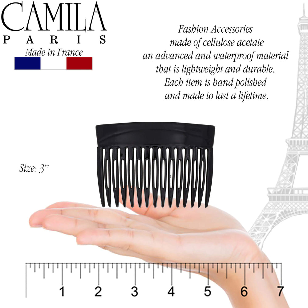 Camila Paris detailed view of interlocking teeth showing smooth grip without snagging
